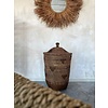 Colonial Laundry Basket - Naturel & Bruin - XL