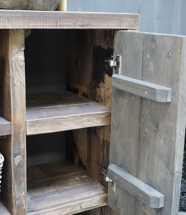 Rene Houtman Badkamermeubel Sanne Landelijk Wagondelen - Kies maat 100-150 cm