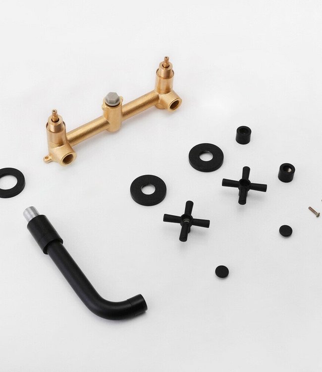 Rene Houtman Muurkraan Bernard Mat Zwart Uitloop 20 cm