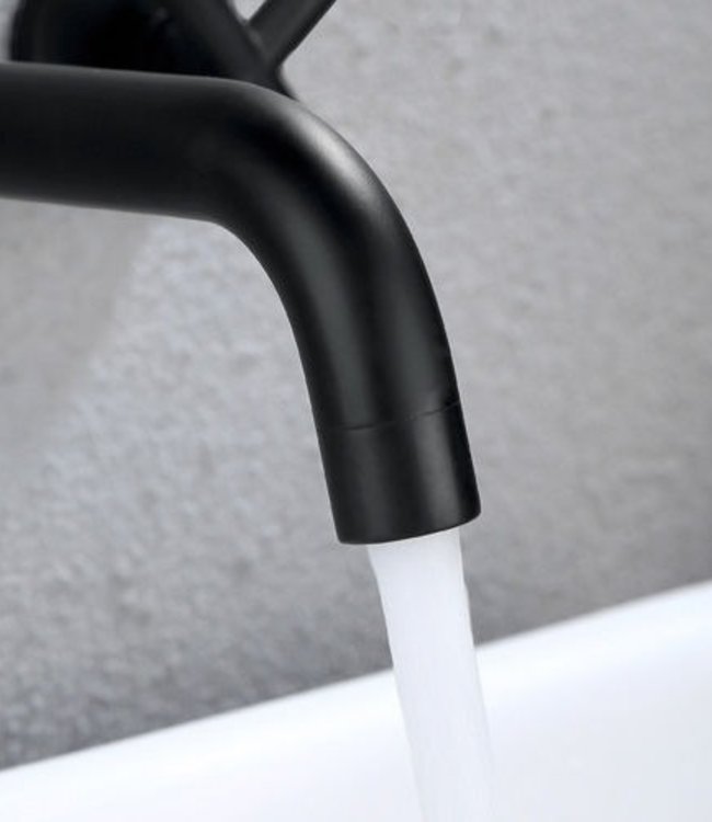 Rene Houtman Muurkraan Bernard Mat Zwart Uitloop 20 cm