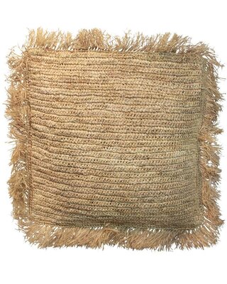 Bazar Bizar Raffia Kussenhoes Naturel | 2 Maten!