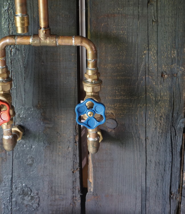 Rene Houtman Haarlem - Staande Koperen Kraan - Mengkraan - Handmade