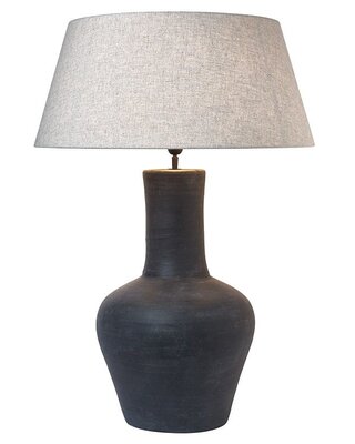 Frezoli Pizzoli Tafellamp | Bruin/ Zwart | H55 cm