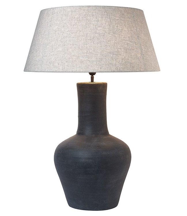 Frezoli Pizzoli Tafellamp | Bruin/ Zwart | H55 cm