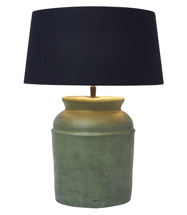 Frezoli Strado Tafellamp | Oud Groen | H39 cm