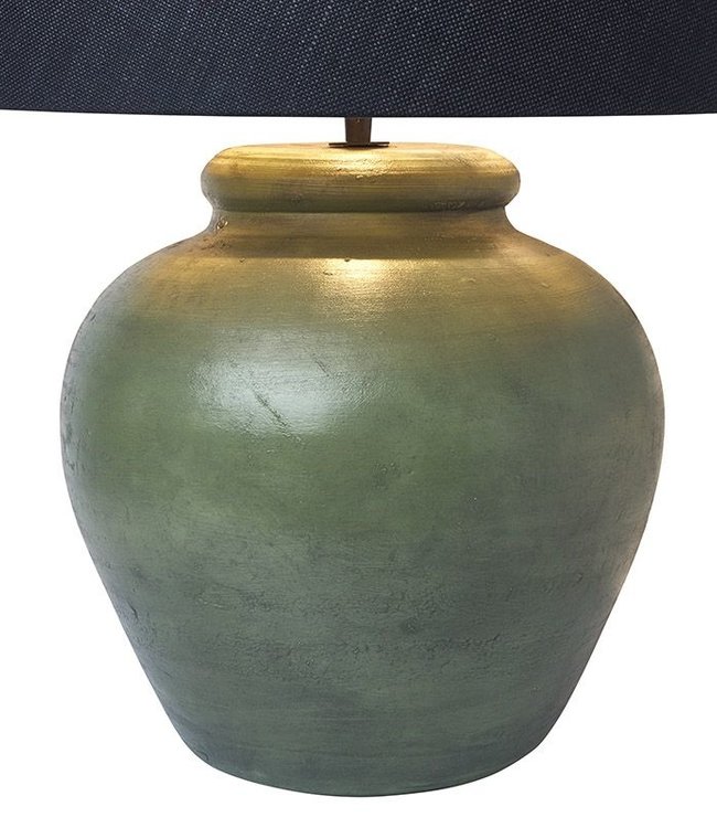 Frezoli Fani Tafellamp | Oud Groen | H35 cm