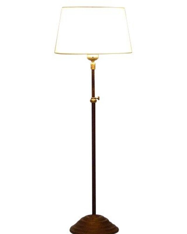 Frezoli Delphi Tafellamp | Bruin Patina | H50 - 65 cm