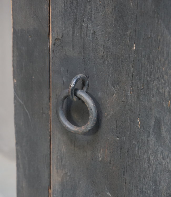 Rene Houtman Landelijk toiletmeubel/Badkamermeubel Brady Zwart Oud Hout
