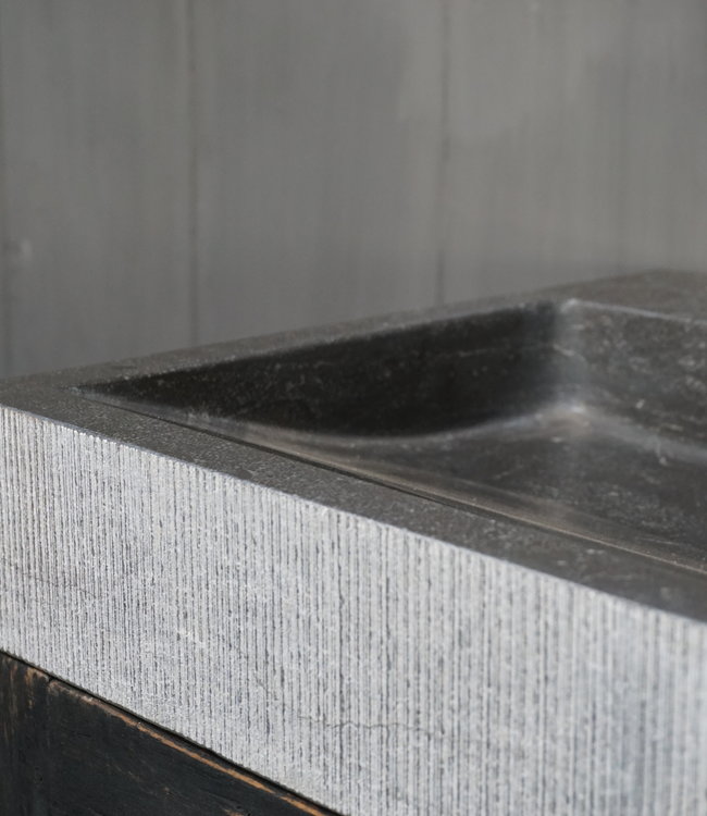 Rene Houtman Landelijk toiletmeubel/Badkamermeubel Brady Zwart Oud Hout