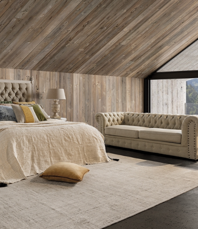 Rene Houtman Hoofdbord Cepoy 160x10x122 cm Linnen Hout