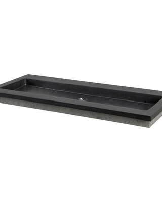 Forzalaqua Wastafel Nova Graniet Gezoet 100,5x51,5x9,5 cm-1