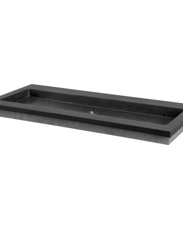 Forzalaqua Wastafel Nova Graniet Gezoet 100,5x51,5x9,5 cm -1