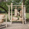Bazar Bizar Kledingrek - Naturel - Hout - L120xB50xH150 Bazar Bizar Kledingrek - Naturel - Hout - L120xB50xH150