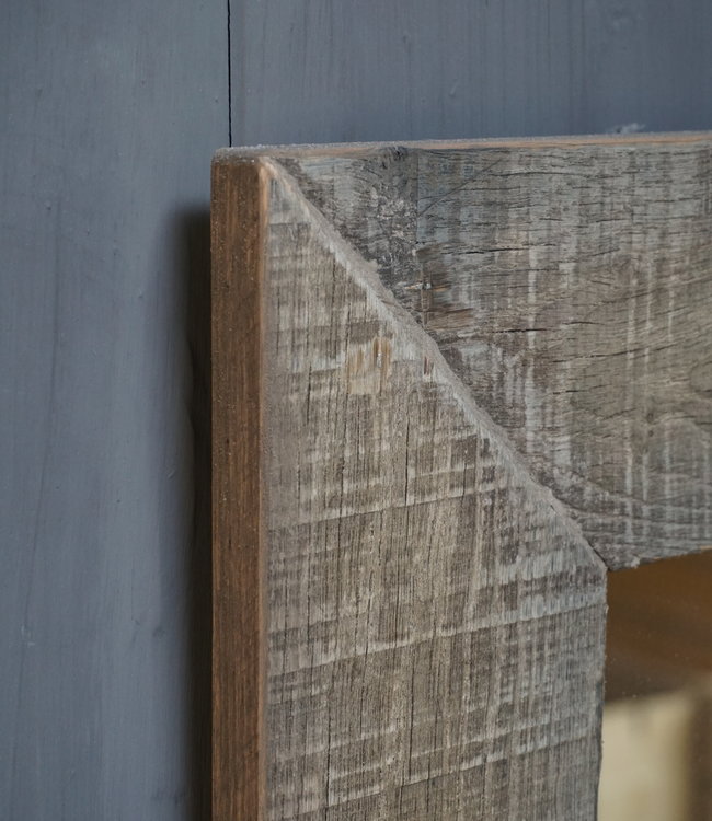 Rene Houtman Eikenhouten Badkamer Spiegel L65xB55xD2 cm