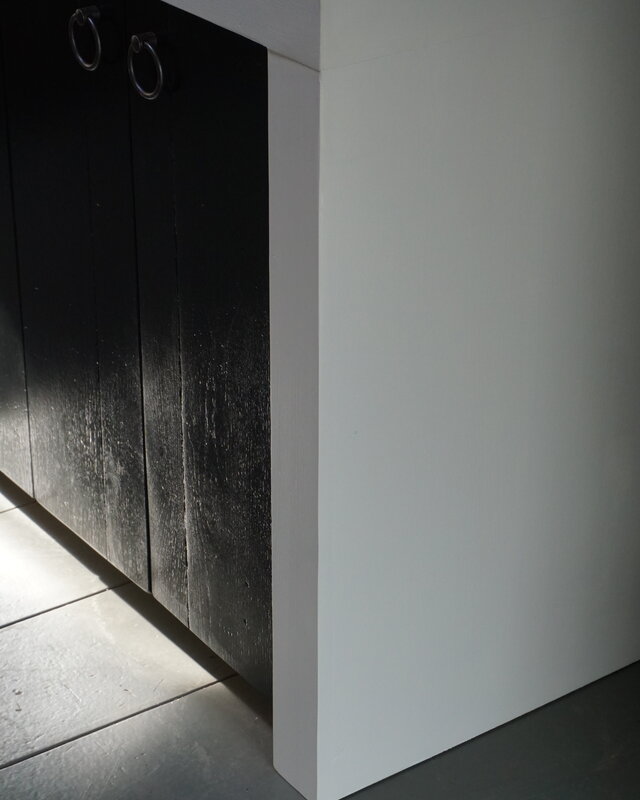 Rene Houtman Badkamermeubel Bram Hout Zwart-Wit 120 t/m 150 cm