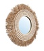 Bazar Bizar The Raffia Cowrie Mirror - Naturel Wit