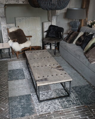 Rene Houtman Salontafel Antieke Oude Deur India L182 cm