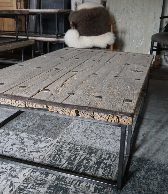 Rene Houtman Salontafel Antieke Oude Deur India L167xB97 cm