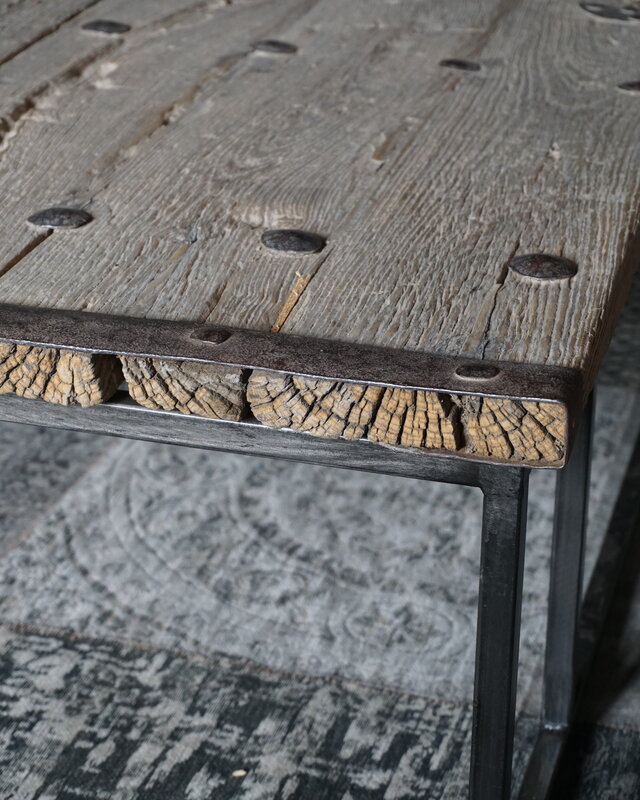 Rene Houtman Salontafel Antieke Oude Deur India L167xB97 cm