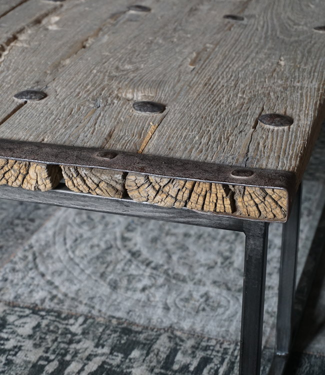 Rene Houtman Salontafel Antieke Oude Deur India L167xB97 cm