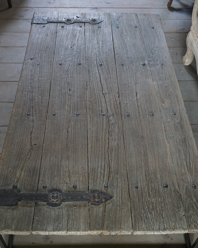 Rene Houtman Salontafel Antieke Oude Deur India L170 cm