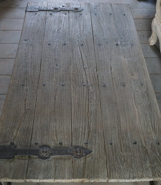 Rene Houtman Salontafel Antieke Oude Deur India L170 cm