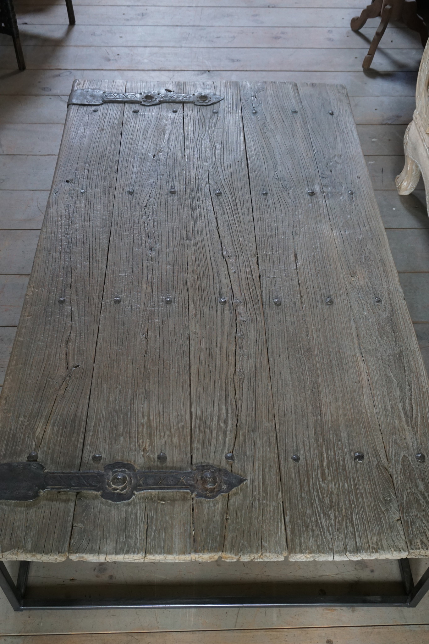 Rene Houtman Salontafel Antieke Oude Deur India L170 cm