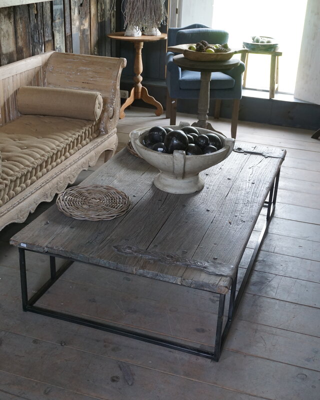 Rene Houtman Salontafel Antieke Oude Deur India L170 cm