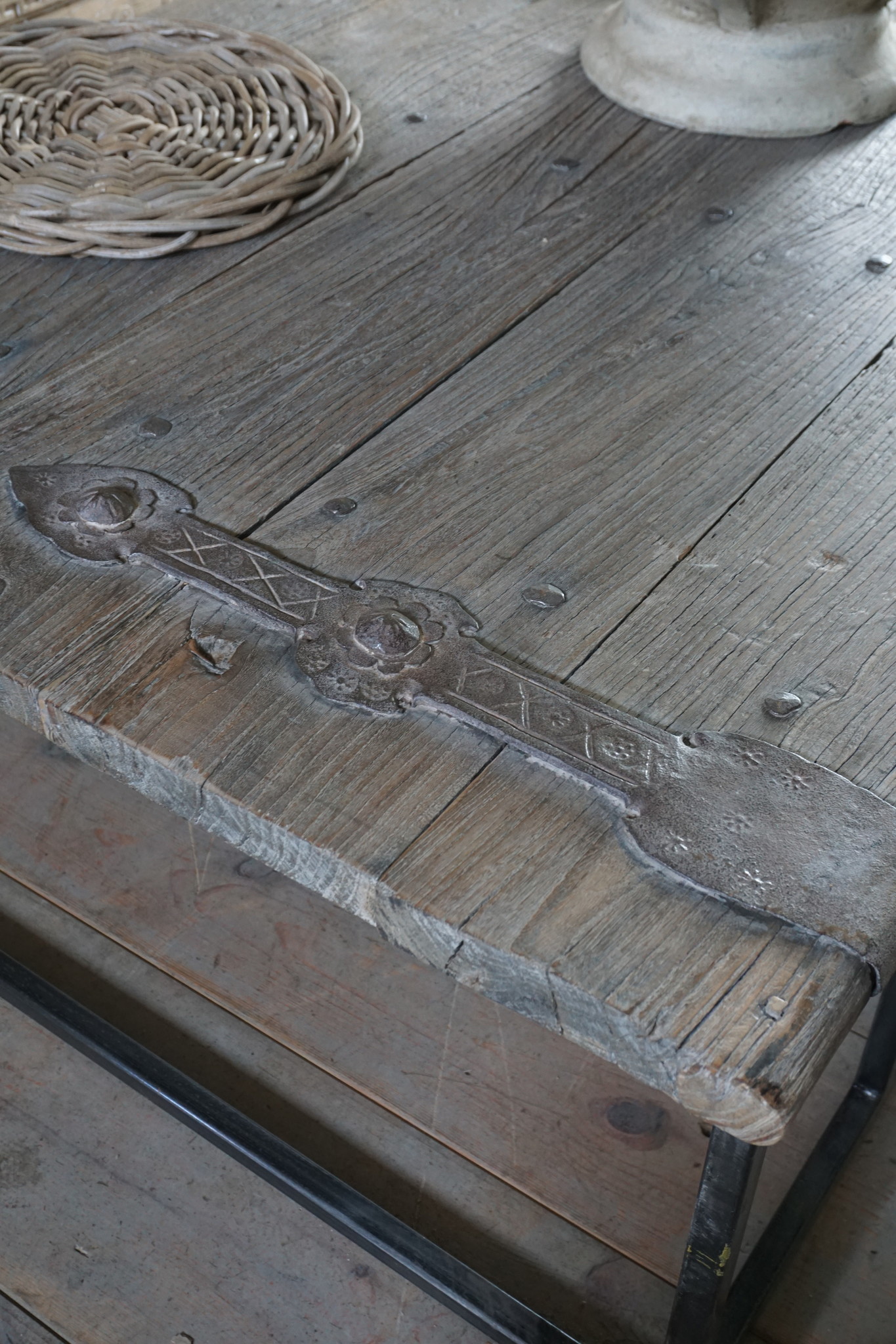 Rene Houtman Salontafel Antieke Oude Deur India L170 cm