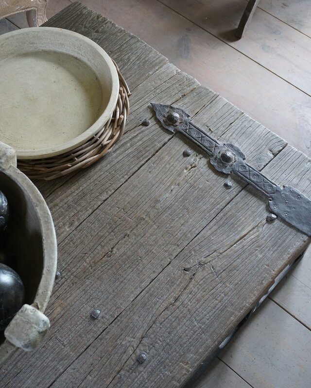 Rene Houtman Salontafel Antieke Oude Deur India L170 cm