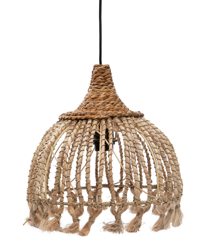 Bazar Bizar The Abaca Tassel Hanglamp - Naturel - S