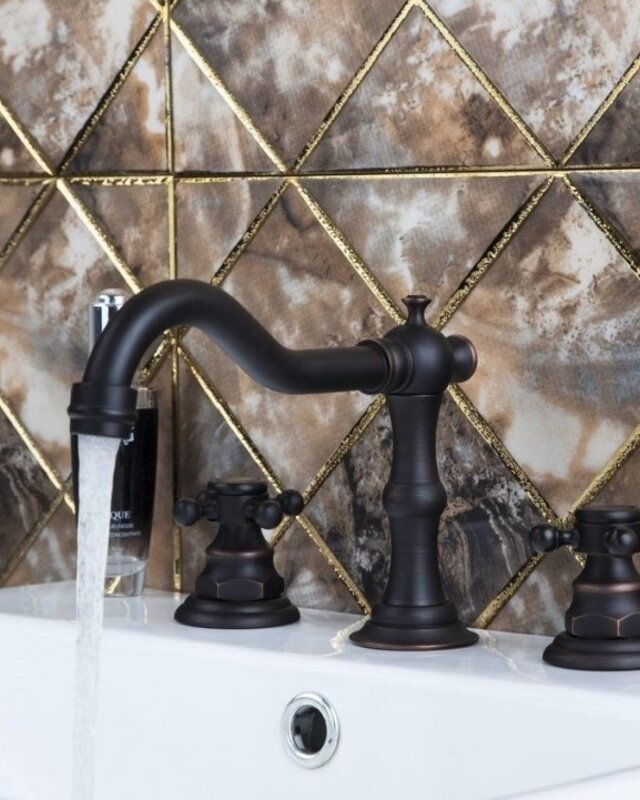 Rene Houtman Retro Bronzen Kraan - Voor De Badrand/Wastafel