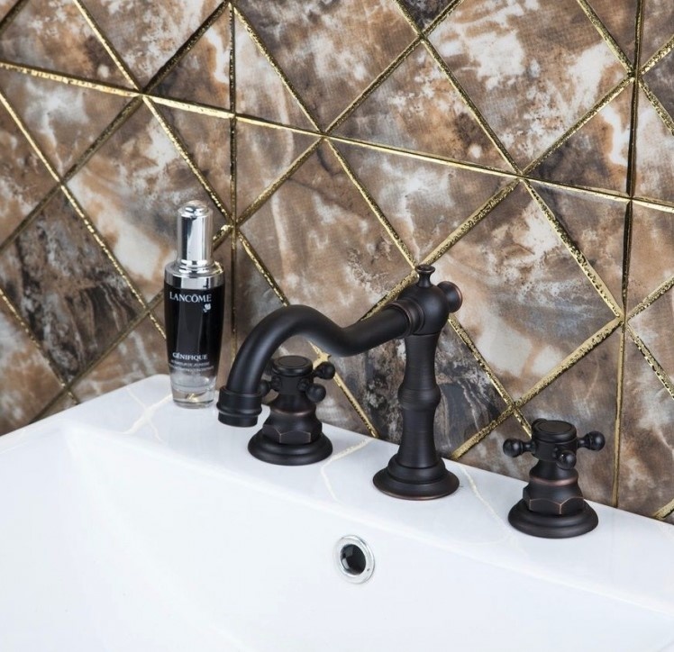 Rene Houtman Retro Bronzen Kraan - Voor De Badrand/Wastafel