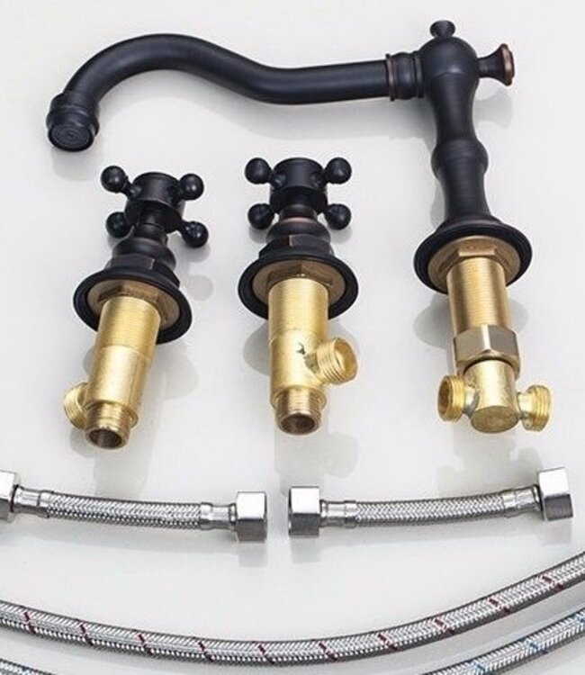 Rene Houtman Retro Bronzen Kraan - Voor De Badrand/Wastafel