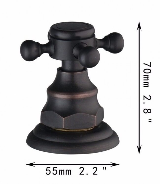 Rene Houtman Retro Bronzen Kraan - Voor De Badrand/Wastafel