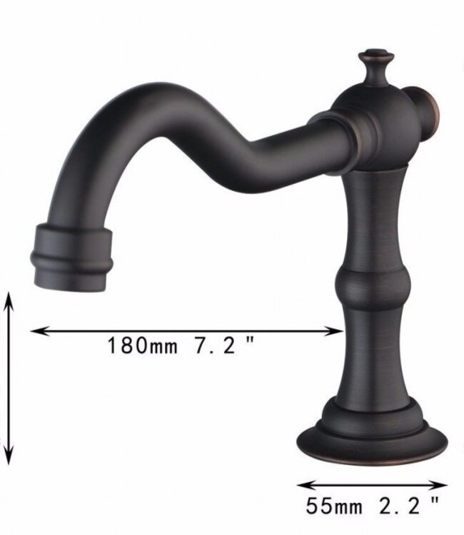 Rene Houtman Retro Bronzen Kraan - Voor De Badrand/Wastafel