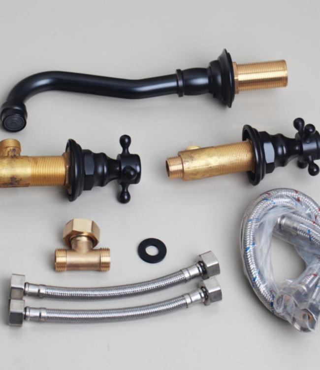 Rene Houtman Olie Bronzen Muurkraan - 3 Delig - L205 MM