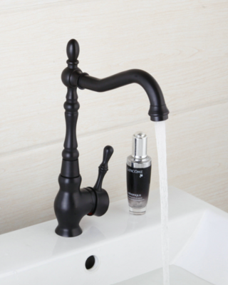 Rene Houtman Retro Bronzen Wastafelkraan - H290 MM