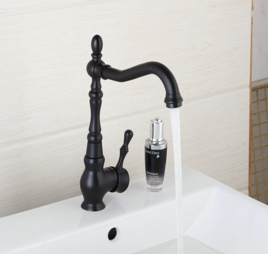 Rene Houtman Retro Bronzen Wastafelkraan - H290 MM