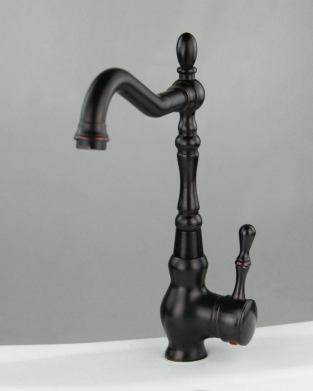 Rene Houtman Retro Bronzen Wastafelkraan - H290 MM