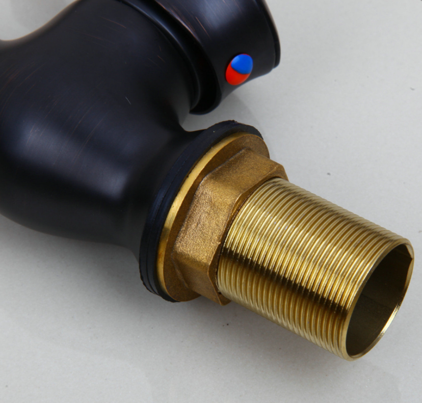 Rene Houtman Retro Bronzen Wastafelkraan - H290 MM