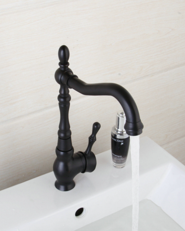 Rene Houtman Retro Bronzen Wastafelkraan - H290 MM