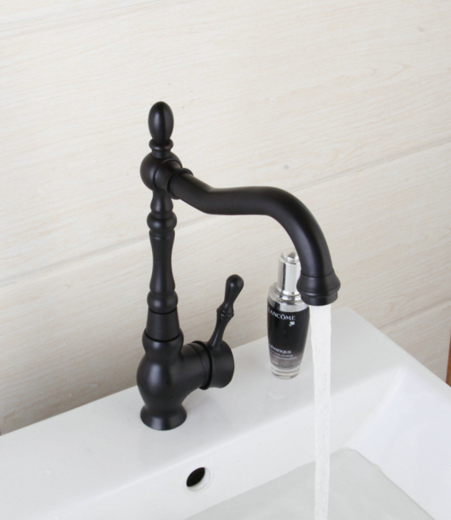 Rene Houtman Retro Bronzen Wastafelkraan - H290 MM