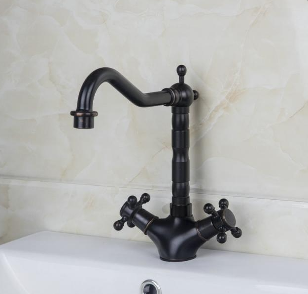 Rene Houtman Klassieke Bronzen Wastafel/Keukenkraan - H240 MM