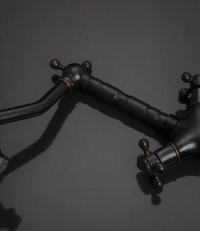 Rene Houtman Klassieke Bronzen Wastafel/Keukenkraan - H240 MM