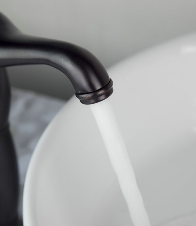 Rene Houtman Klassieke Bronzen Wastafelkraan - H290 MM