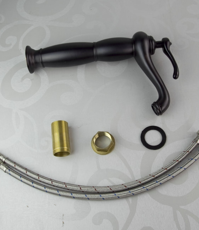 Rene Houtman Klassieke Bronzen Wastafelkraan - H290 MM