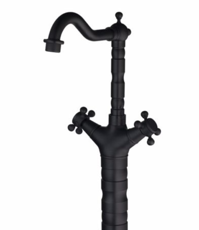 Rene Houtman Hoge Nostalgische Wastafelkraan - H380 MM