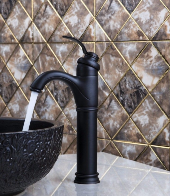 Rene Houtman Antieke Bronzen Wastafelkraan - H320 MM