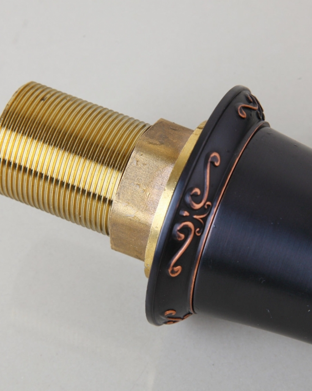 Rene Houtman Sierlijke Bronzen Wastafelkraan - H200 MM